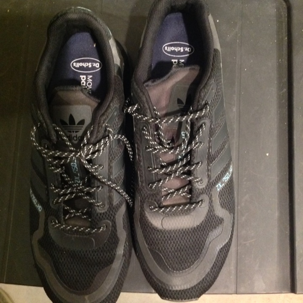 Adidas ZX 750 HD Men's Running Shoes Size 12 Black